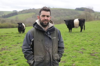 Dale Wilson with Cattle